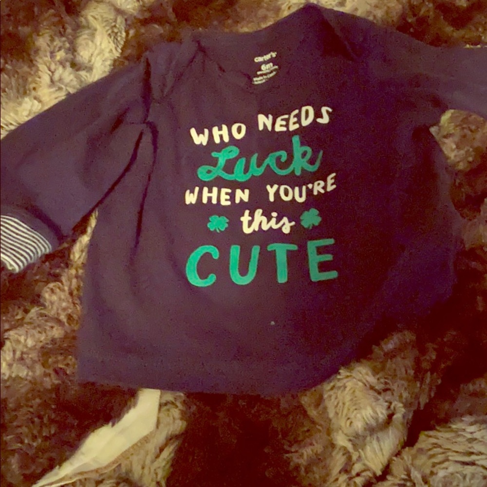 Cute luck baby outfit